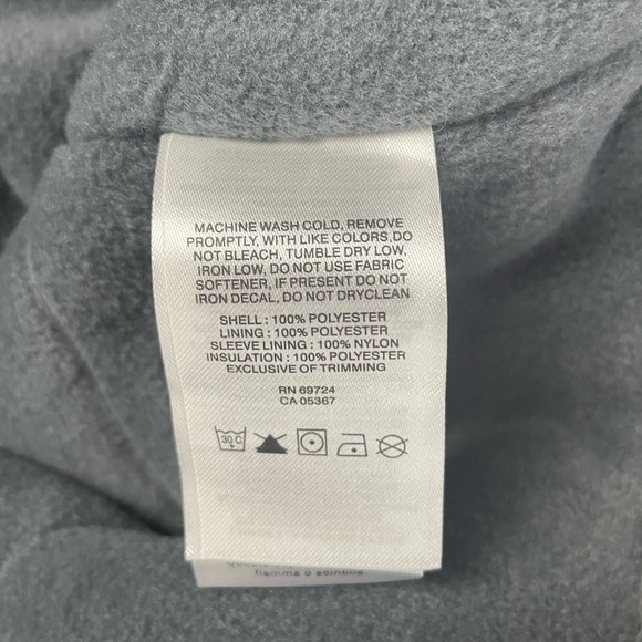 Columbia Full Zip Coat in Grey Size Extra Large - Picture 4 of 5